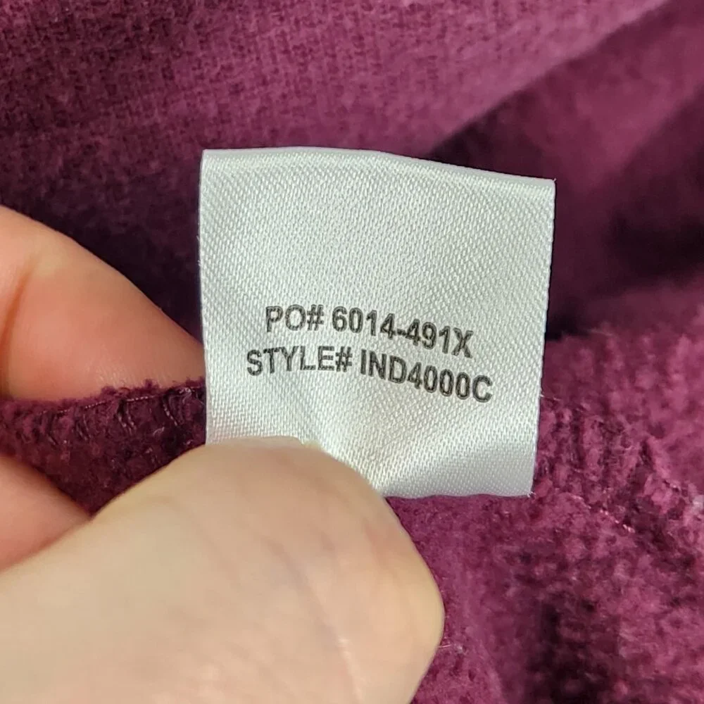 Jedi Mind Tricks Sweater Mens Large Burgundy Est 1996 Hip Hop Hoodie Pullover - Picture 12 of 14